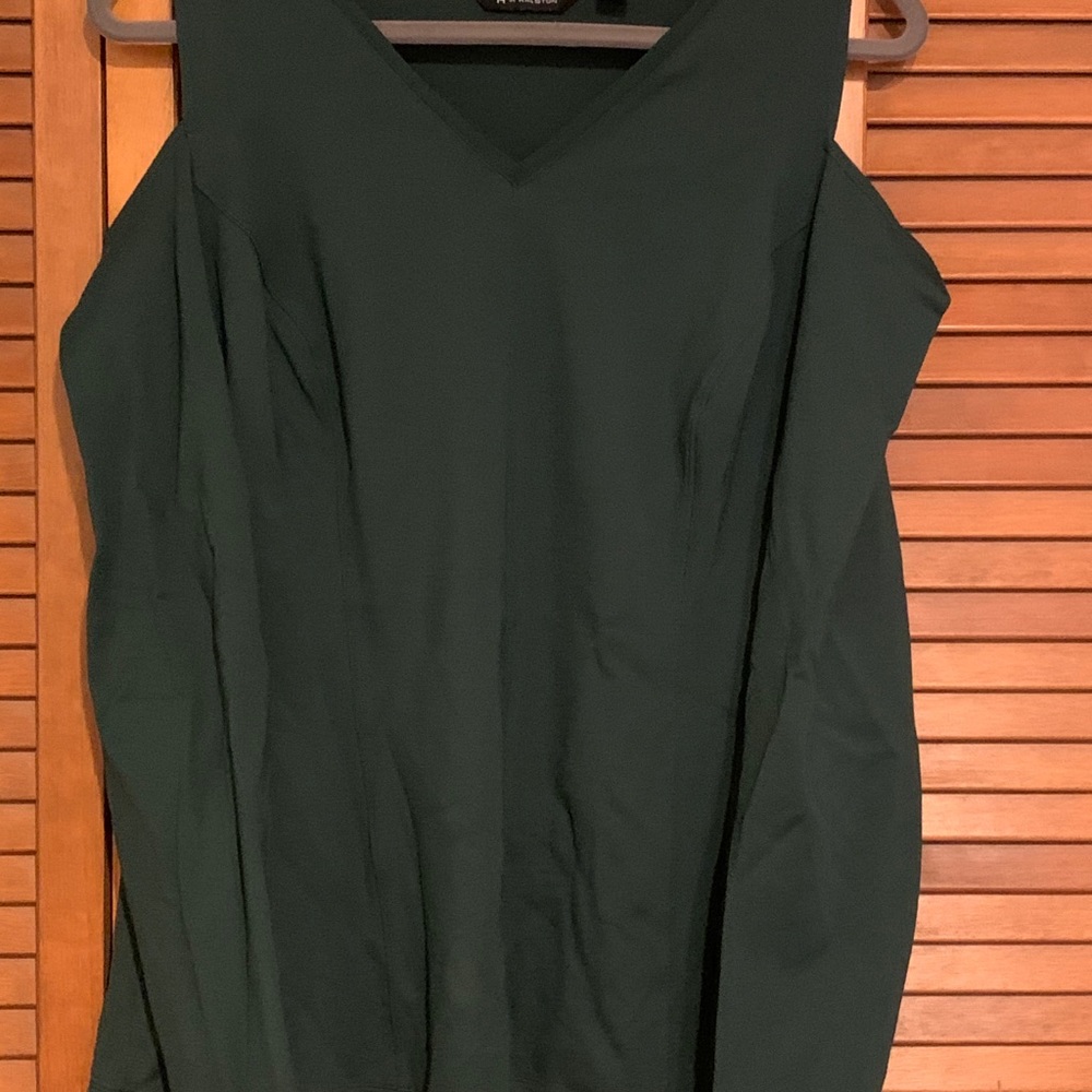 H by Halston Cold Shoulder Top